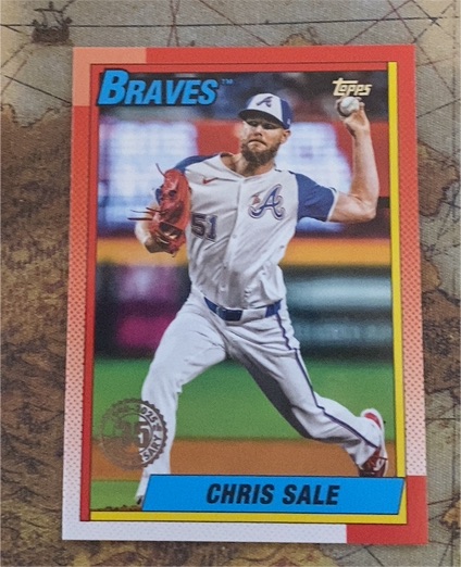 2025 Topps Series 2 1990 35th Anniversary Chris Sale #90B2-4 — front