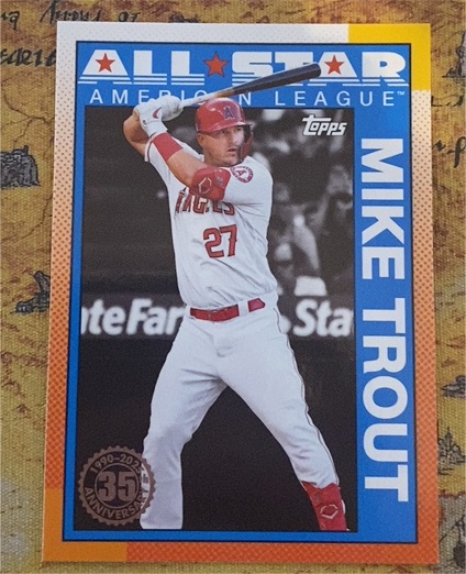 2025 Topps Series 2 1990 All-Star #90AS-10 Mike Trout — front
