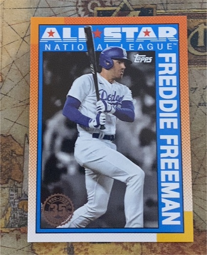 2025 Topps Series 2 1990 All-Star #90AS-21 Freddie Freeman — front