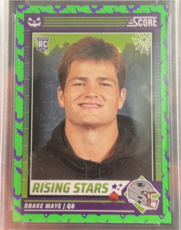 2024 Panini Score-A-Treat #17 Drake Maye — front