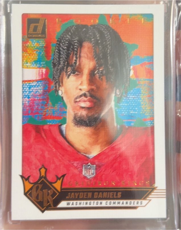 2024 Panini Donruss #1 Jayden Daniels Rookie Gridiron Kings — front