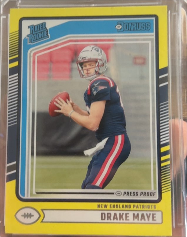 2024 Panini Donruss #379 Drake Maye — front
