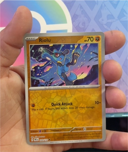 2021 Pokémon Prismatic Evolutions #050 Riolu — front
