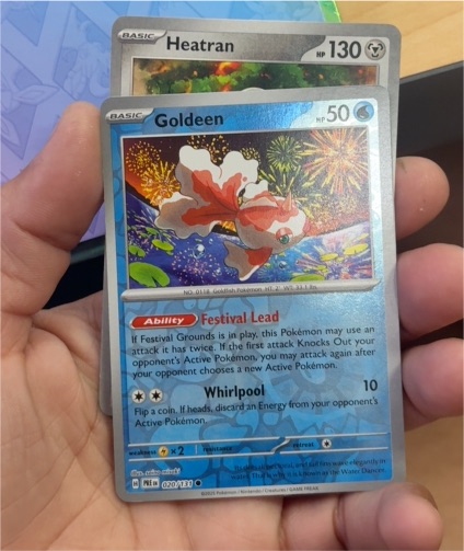 2020 Pokémon SV Prismatic Evolutions #020 Goldeen — front