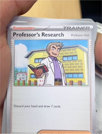 2025 Pokémon TCG Prismatic Evolutions #122 Professor's Research — front