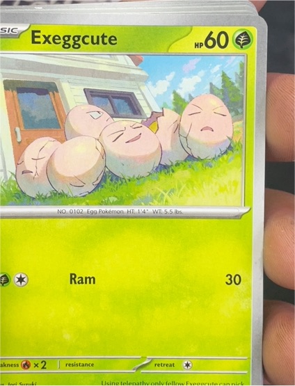 2025 Pokémon Prismatic Evolutions #001 Exeggcute — front