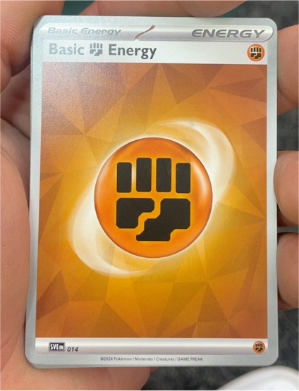 2024 Pokémon SVE #014 Basic Fighting Energy — front