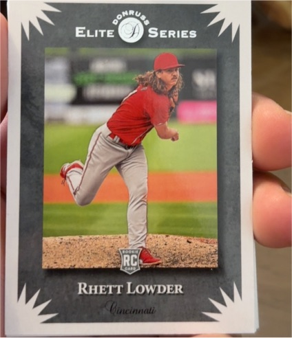 2025 Donruss Elite Series #4 Rhett Lowder — front