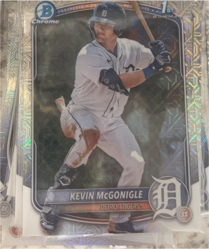 2025 Bowman Chrome #BCP-79 Kevin McGonigle — front