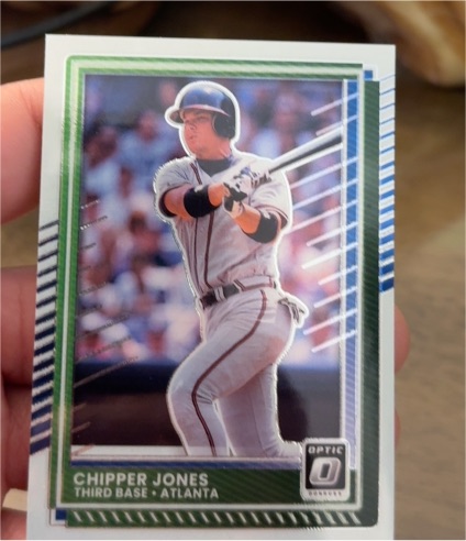 2025 Donruss Optic #92 Chipper Jones — front