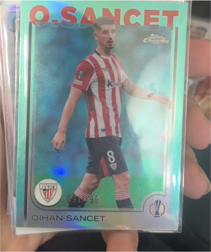 2024-25 Topps Chrome UEFA Club Competitions #72 Oihan Sancet — front