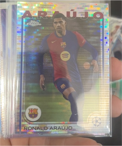 2024-25 Topps Chrome UEFA Club Competitions #24 Ronald Araujo — front