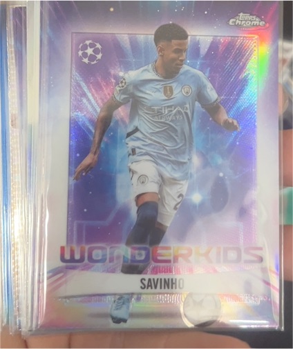 2024-25 Topps Chrome UEFA Club Competitions #WK-17 Savinho Wonderkids — front