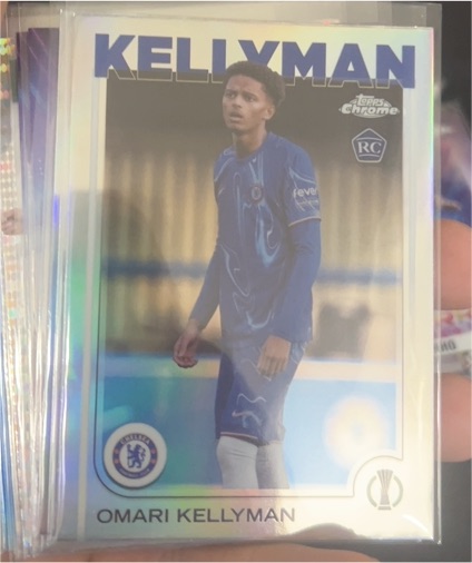 2024-25 Topps Chrome UEFA Club Competitions #106 Omari Kellyman — front