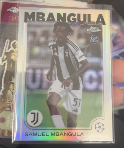 2024-25 Topps Chrome UEFA Club Competitions #12 Samuel Mbangula — front