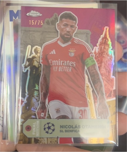 2024-25 Topps Chrome UEFA #FD-21 Nicolás Otamendi Final Destination — front