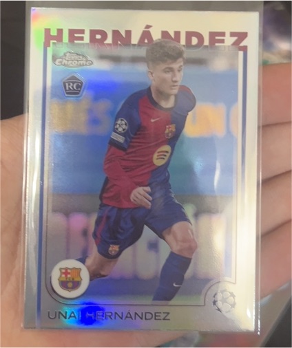 2024-25 Topps Chrome UEFA #52 Unai Hernandez — front