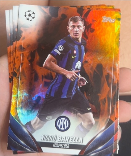 2023-24 Topps UEFA Club Competitions #51 Nicolo Barella — front