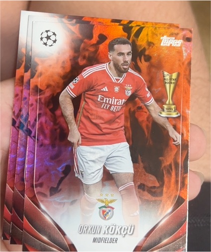 2023-24 Topps Chrome UEFA Club Competitions #188 Orkun Kökçü — front