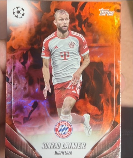 2023-24 Topps UEFA Club Competitions #35 Konrad Laimer — front