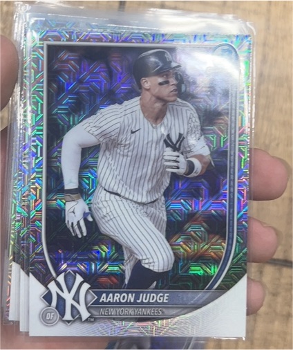 2025 Bowman Chrome #99 Aaron Judge — front