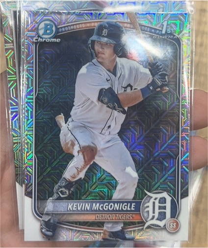 2025 Bowman Chrome #BCP-79 Kevin McGonigle — front