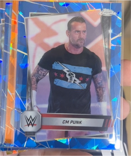 2025 Topps Chrome WWE #98 CM Punk — front