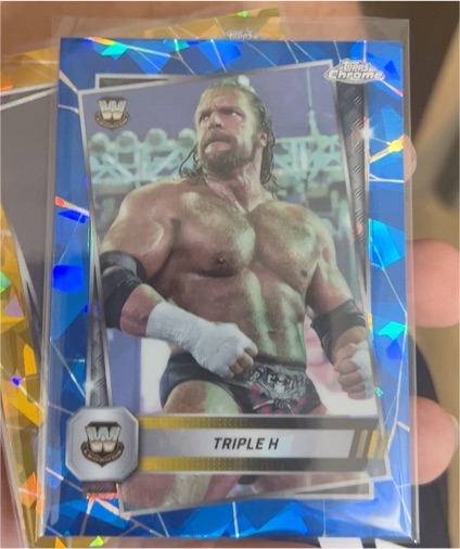2025 Topps Chrome WWE #22 Triple H — front