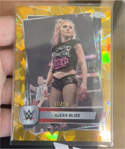 2025 Topps Chrome WWE #107 Alexa Bliss — front