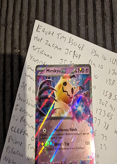 2023 Pokémon Scarlet & Violet Sv09 #069 Mimikyu ex — front