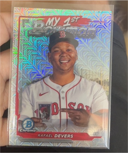 2024 Bowman Chrome My 1st Bowman #M1B-10 Rafael Devers — front