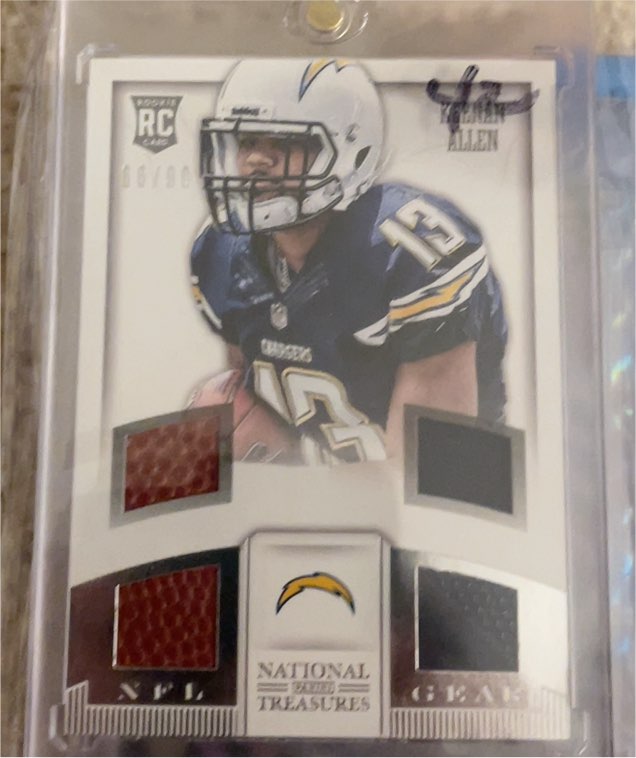 2013 Panini National Treasures #17 Keenan Allen — front