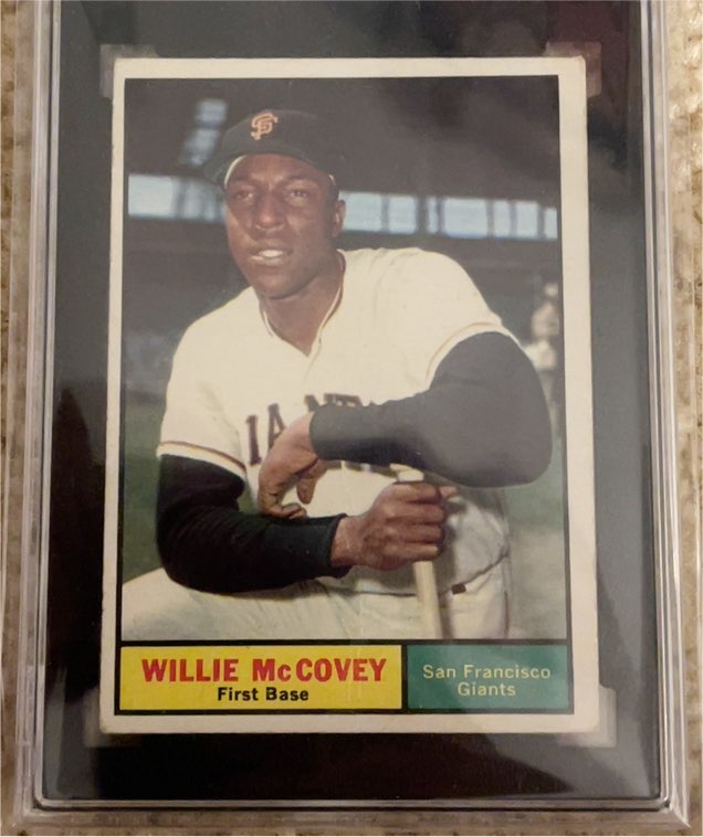 1961 Topps #517 Willie McCovey — front