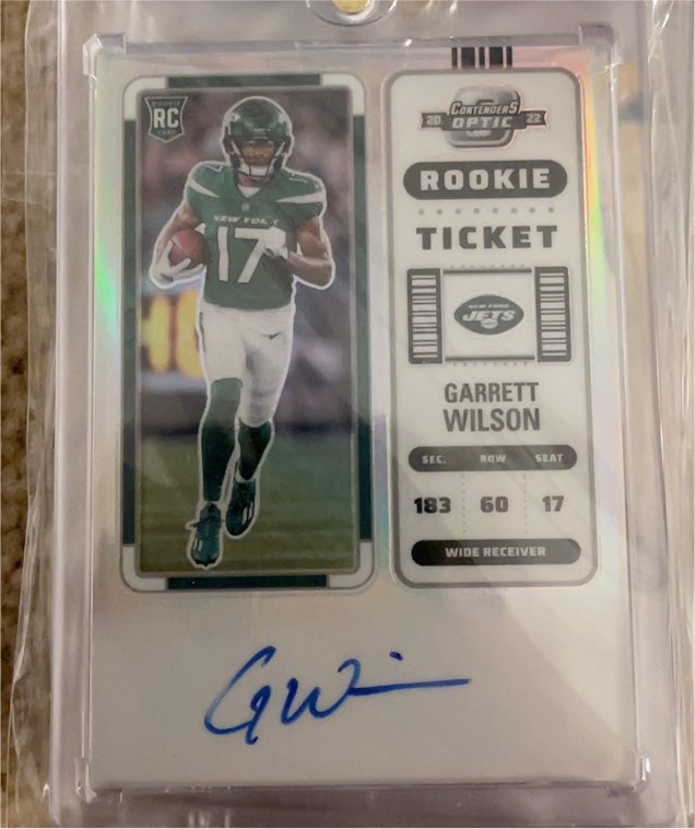 2022 Panini Contenders Optic #117 Garrett Wilson — front