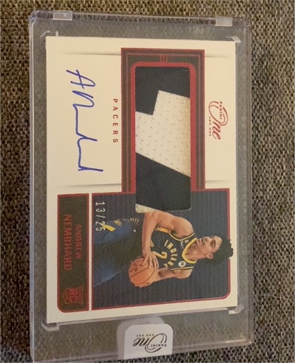 2022-23 Panini One and One #13 Andrew Nembhard — front