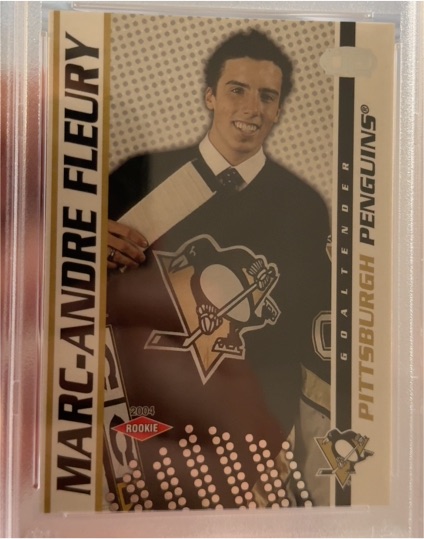 2003-04 Pacific Heads Up #130 Marc-Andre Fleury — front