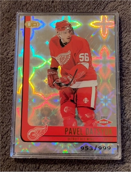 2001-02 Pacific Heads Up #953 Pavel Datsyuk Rookie — front