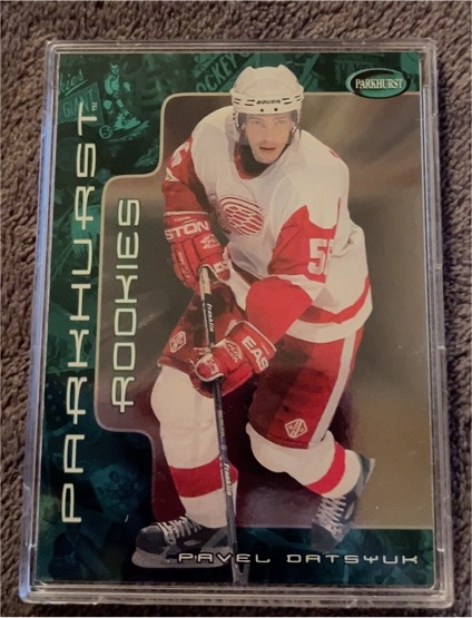 2001-02 Parkhurst Rookies #254 Pavel Datsyuk — front