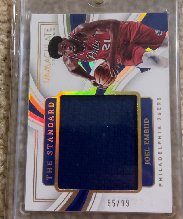 2022-23 Panini Immaculate Collection The Standard Joel Embiid — front