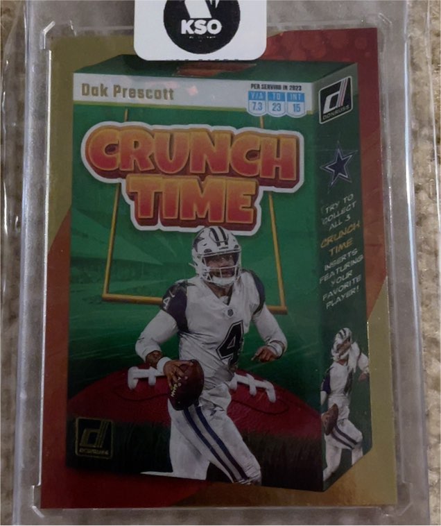 2023 Panini Donruss #CT-8 Dak Prescott Crunch Time — front
