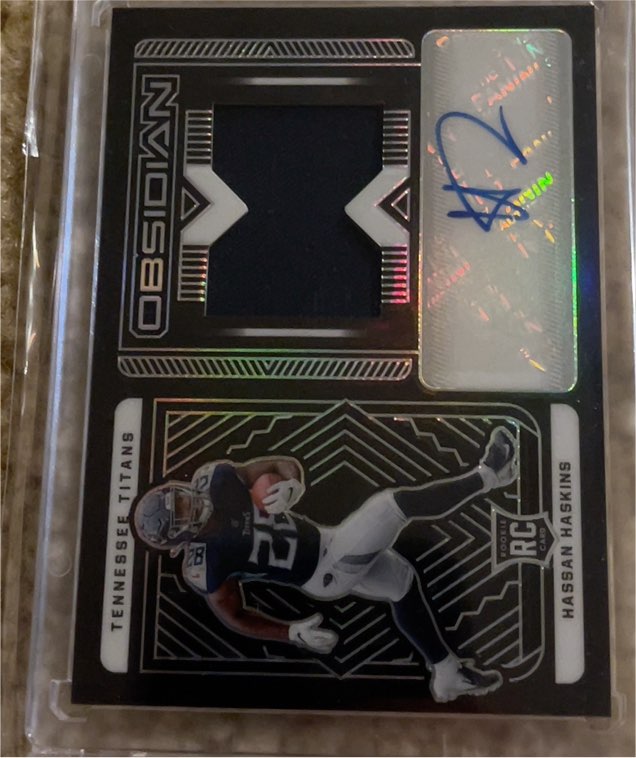 2022 Panini Obsidian #237 Hassan Haskins — front