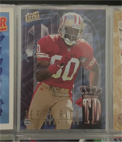 1995 Fleer Ultra Touchdown Kings #6 Jerry Rice — front