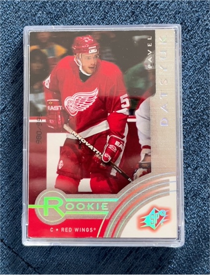 2001-02 Upper Deck SPx Rookie #980 Pavel Datsyuk — front