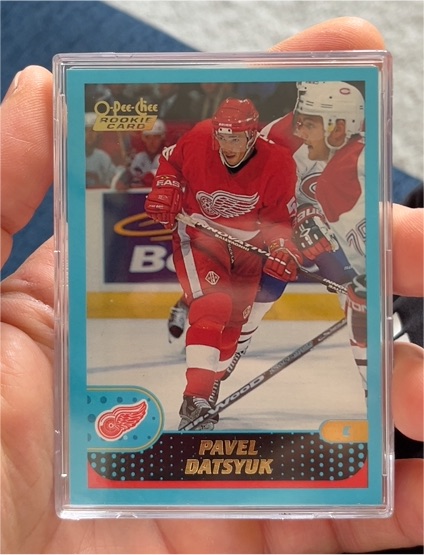 1997 O-Pee-Chee #268 Pavel Datsyuk Rookie Card — front