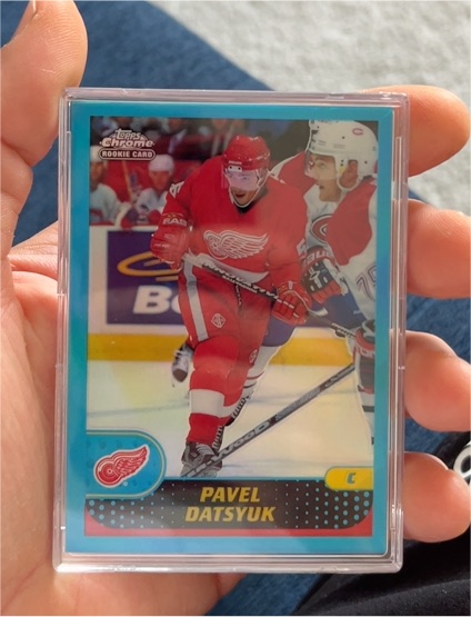 2001 Topps Chrome #C Pavel Datsyuk — front