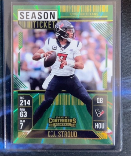2024 Panini Contenders Season Ticket #39 C.J. Stroud — front