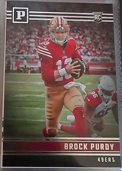 2022 Panini Chronicles #PA-19 Brock Purdy — front