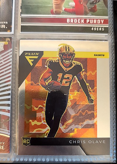 2022 Panini Chronicles Flux #FX-7 Chris Olave — front