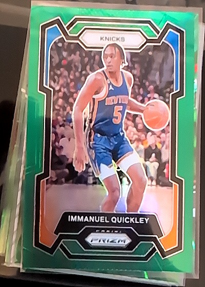 2023-24 Panini Prizm #33 Immanuel Quickley — front