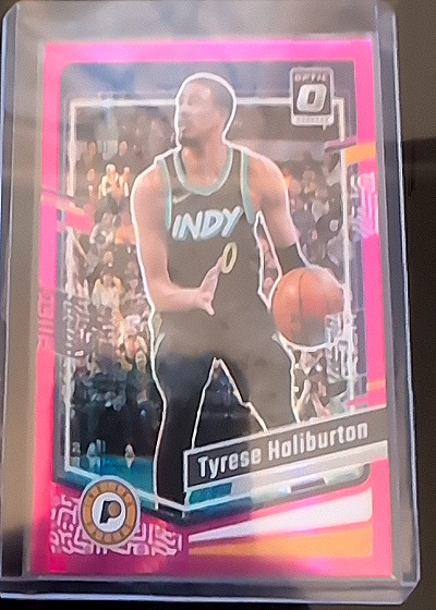 2023-24 Panini Donruss Optic #27 Tyrese Haliburton — front